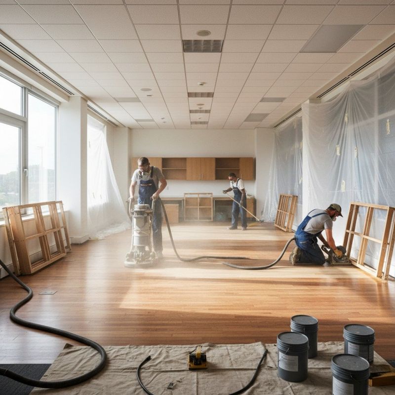 Wood Floor Refinishing Service